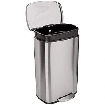 Amazon Basics Kitchen Waste Bin with Steel Tube Pe