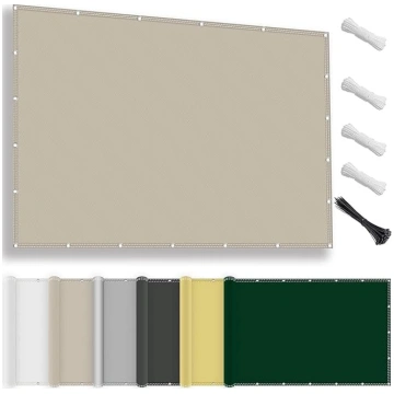 Awning Waterproof Rectangular 3 x 4 m, Sun Protect