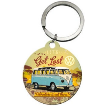 Atslēgu piekariņš / apaļš / VW Bulli Let´s gets lo