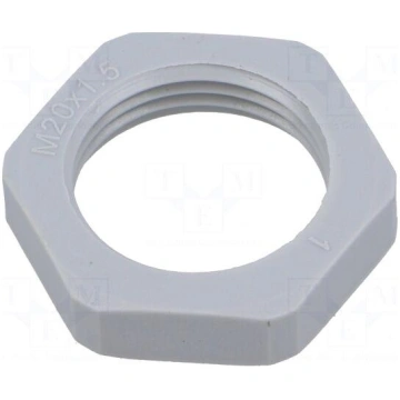 Nut | M20 | 26mm | light grey | Thread: metric | P