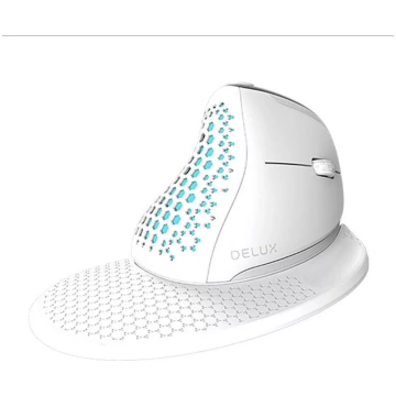 Bezvadu Vertikālā Ergonomiskā Datorpele Delux M618