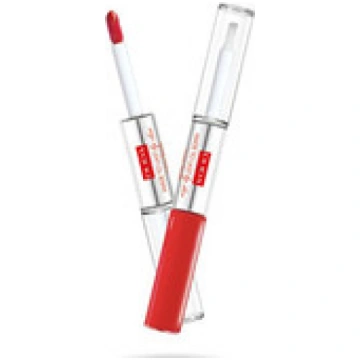 Pupa Long (Liquid Lip Colour) 2 x 4 ml 005 Deep Ru