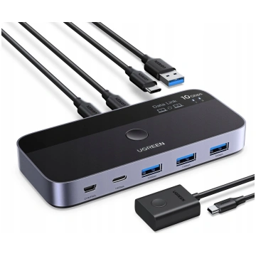Ugreen switch USB-C USB-A 10Gb/s - grey ( 69418762