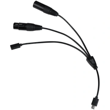 Nanlite USB-C to DMX Cable Splitter (CB-DMX-USBC-1