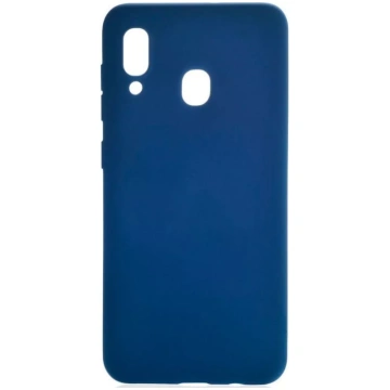 Samsung A20 Silicon Case Dark Blue Evelatus T-MLX5