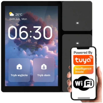3,5" skārienekrāna funkciju panelis TUYA ar BLE Me