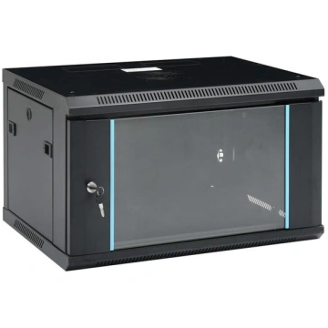 vidaXL 6U servera sienas skapis, 19", IP20, 600x45
