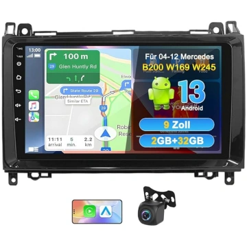 Android 13 Auto radio 2004-2012 Mercedes-Benz B200