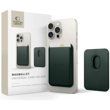 Tech-Protect MagWallet MagSafe karšu maciņš zaļš -
