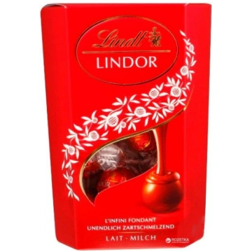 LINDT Lindor šokolādes konfektes, 200g