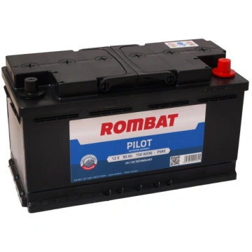 Akumulators Rombat Pilot, 12 V, 60 Ah, 750 A
