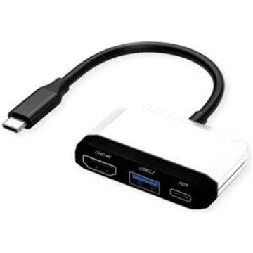 Value Dockingstation Type C, 1x HDMI 4K30, 1x USB 