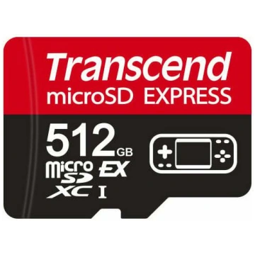SD microSD Card 512GB Transcend SD-Express PCIe US