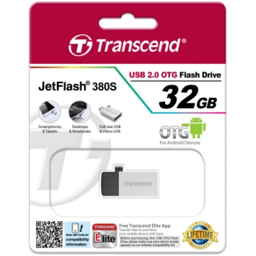 Zibatmiņa, Transcend, JETFLASH 380 8GB SILVER micr