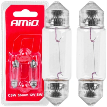 Halogen bulbs C5W Festoon SV 8,5-8 36mm 12V 2pcs b