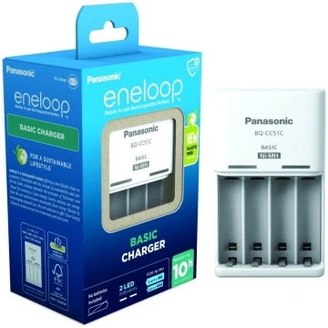 Panasonic 52051E02 Basic BQ-CC51 USB lādētājs NiMH