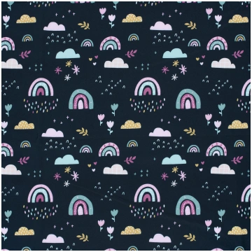 Audums ar defektu Dizaina softshell Lietus motīvs 