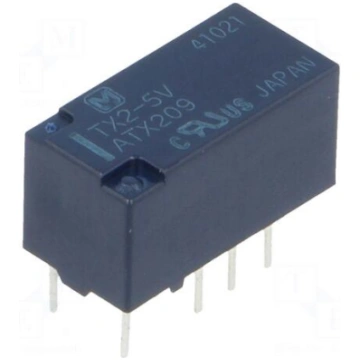 Relay: electromagnetic | DPDT | Ucoil: 5VDC | 2A/3