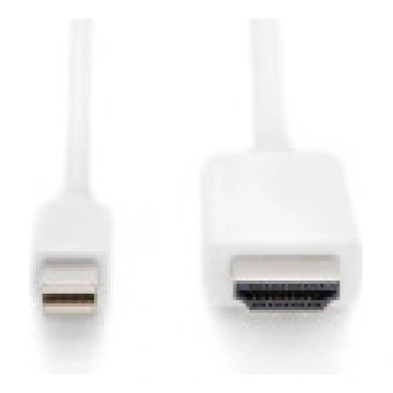 Digitus DisplayPort Mini — HDMI kabelis balts (AK-