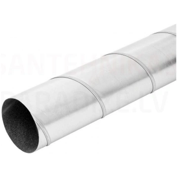 EUROPLAST vītais gaisa vads metāla, Ø160mm-0.3m SD