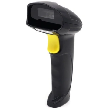 Qoltec 50853 Laser barcode scanner 1D 2D Black QOC