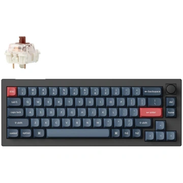 Keychron V2 MAX, Gateron Jupiter Brown Switch, Bla
