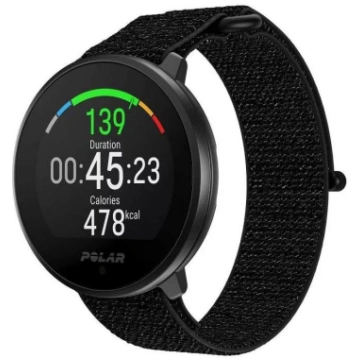 POLAR Unite Fitnesa pulkstenis, Melns, M-L ar Hook