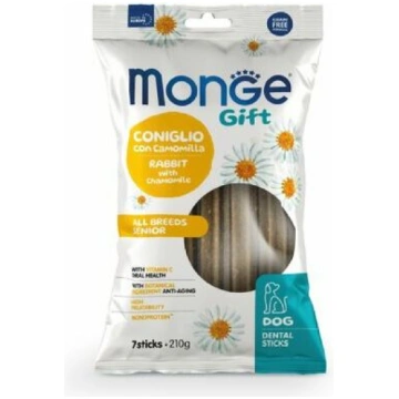 MONGE GIFT Dog DENTAL STICK All breeds Senior Rabb