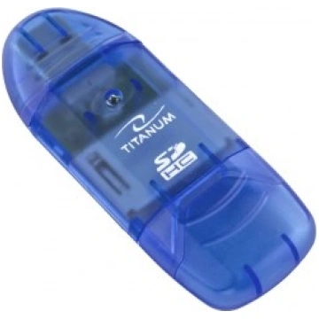 TITANUM TA101B card reader Blue USB 2.0