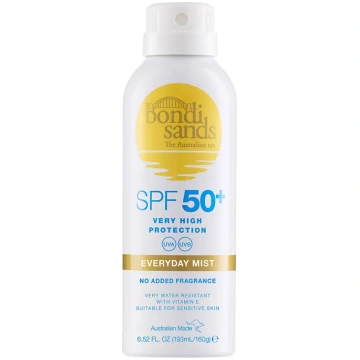 SPF50+ unscented body spray 160 gr Bondi Sands