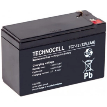 TC7-12 Akumulators 12V 7Ah Technocell 002429