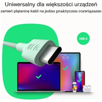Kabelis Green Cell PowerStream USB Type-C Male - U