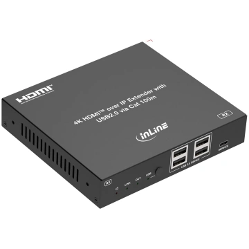 AltuInLine® KVM Extender over IP, HDMI 4K/60Hz, 10