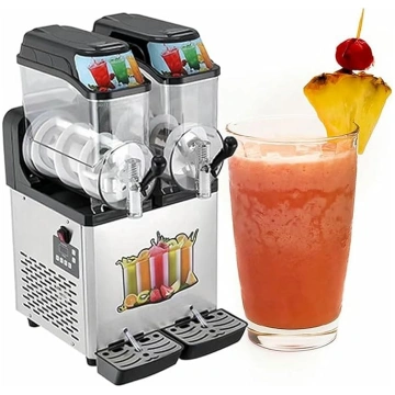 Komerciālā Slush Machine 24L Double Tank dzesēšana