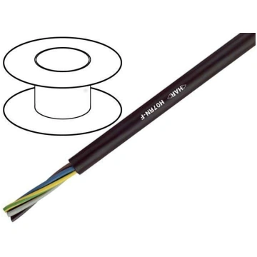 Wire; H07RN-F; 5G10mm2; round; stranded; Cu; rubbe
