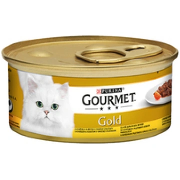 Purina Gourmet Gold Wołowina z kurczakiem w sosie 