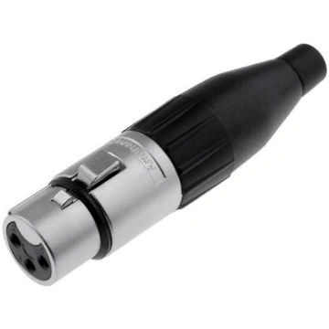 AC3F; Plug; XLR; female; PIN: 3; straight; for cab