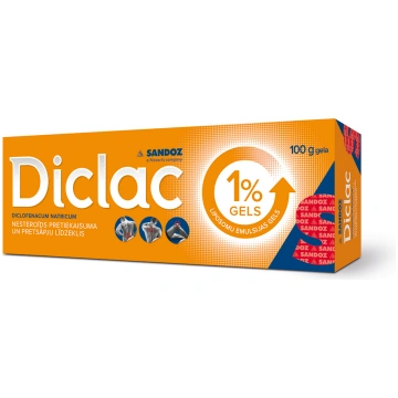 DICLAC 1% gels 100 g