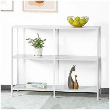 HDANI Metal Console Table with 3 Shelves, Sofa Tab