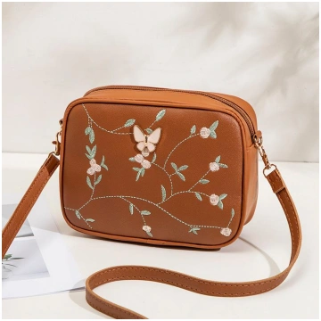 Women"s Bag Embroidered Butterfly Camera Bag Summe