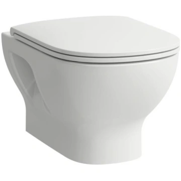 Laufen pods ar SC vāku Lua Basic Rimless, stiprinā