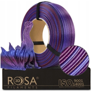 ROSA3D 3D plastik PLA blizgantis (Galaxy rainbow A