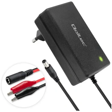 Qoltec Automatic AGM GEL STD battery charger | 12V