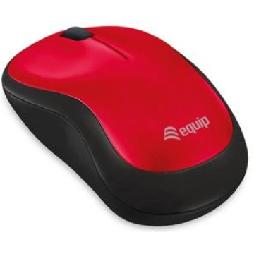 Equip Comfort Mouse Wireless USB-A L+R Red 245113
