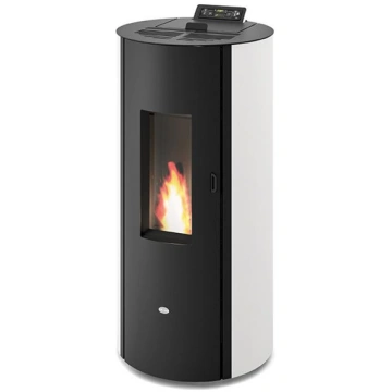 Eva Calor granulu kamīns MANOLA 9kW balta, 9016012
