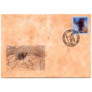 Latvian First Day Cover PDA