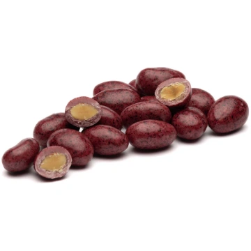 KRAUKŠĶĪGAS MANDELES AR RUBY ŠOKOLĀDI UN UPENĒM - 