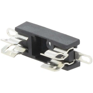 Fuse holder; screw type; 5x20mm; 6.3A; thermoplast