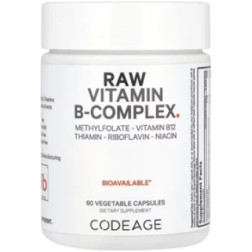 Raw Vitamin B-Complex Codeage 60 vcaps
