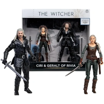 Lansay The Witcher - Geralt no RIV & Ciri - Netfli